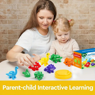 Đồ Chơi Khủng Long Kết Hợp Chữ Cái abc Giáo Dục Sớm Cho Trẻ Em, Đồ Chơi Học Đếm Số Phù Hợp Với Học Đếm Đèn