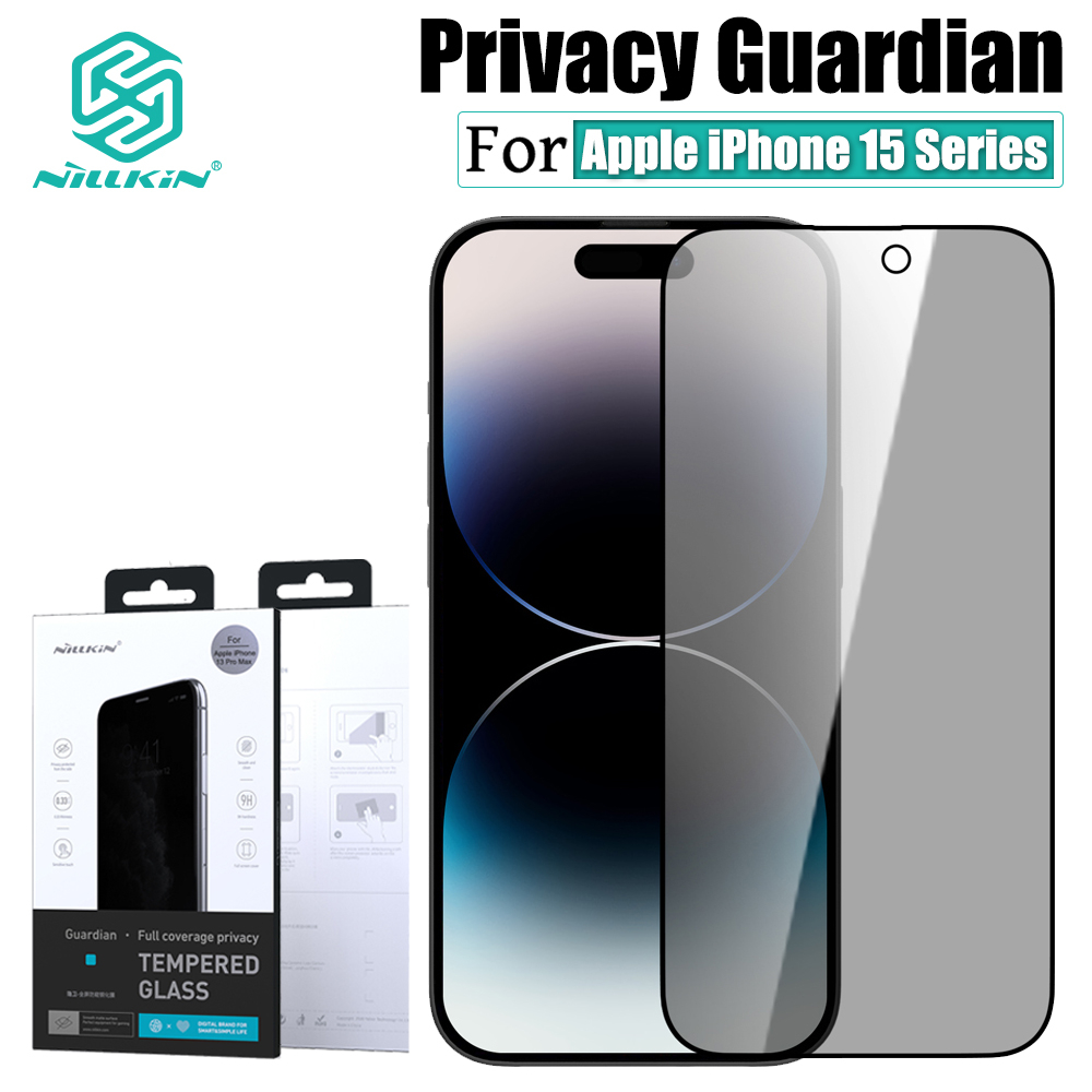 Ảnh Kính cường lực toàn màn hình NILLKIN cho iPhone 16e 15 Pro Max 14 Pro Max 13 12 Pro Max Bảo vệ quyền riêng tư Chống chói 9H Bảo vệ màn hình chống cháy nổ 1