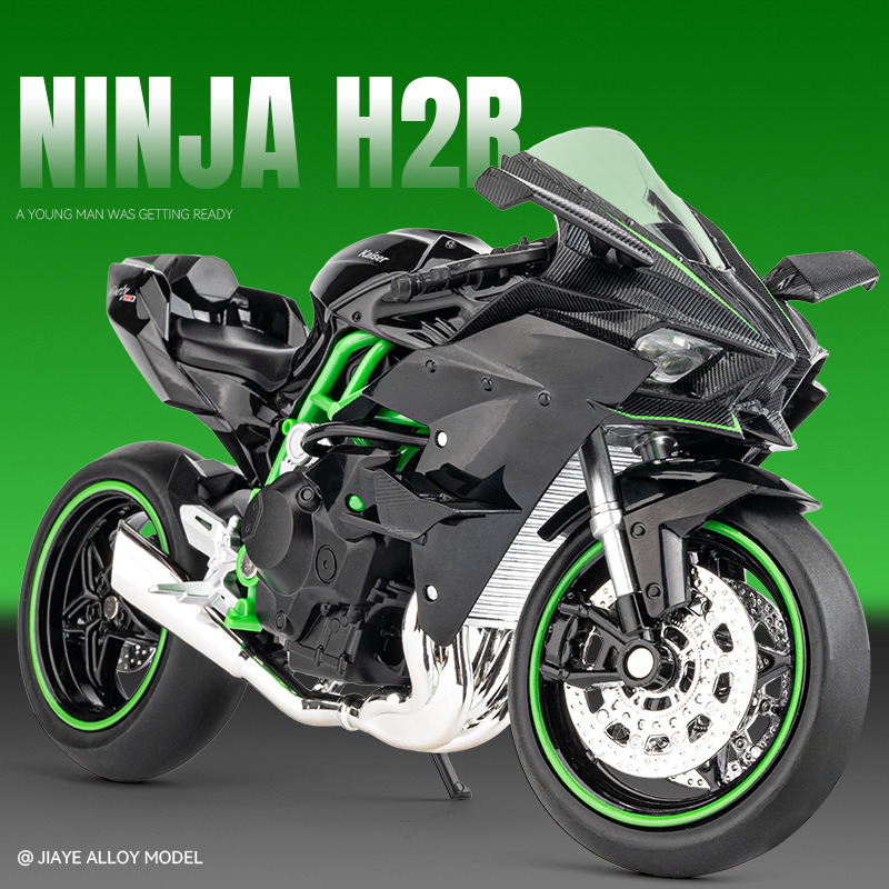Mô Hình Xe Mô Tô kawasaki ninja h2r Tỉ Lệ 1: 12