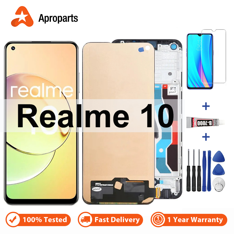 Màn Hình Cảm Ứng lcd Kỹ Thuật Số Kèm Khung Cho oppo realme 10 4g 5g ...