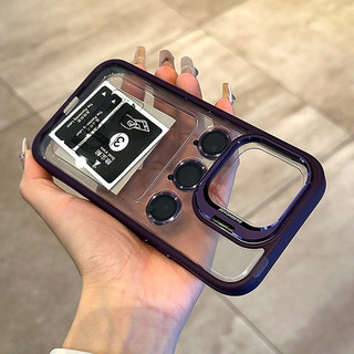 Mới! Mới! Ôp Điện Thoại Cứng Trong Suốt Kèm Giá Đỡ Kiểu Camera Chất Lượng Cao Cho iphone 12 13 14 15 pro max iphone 11