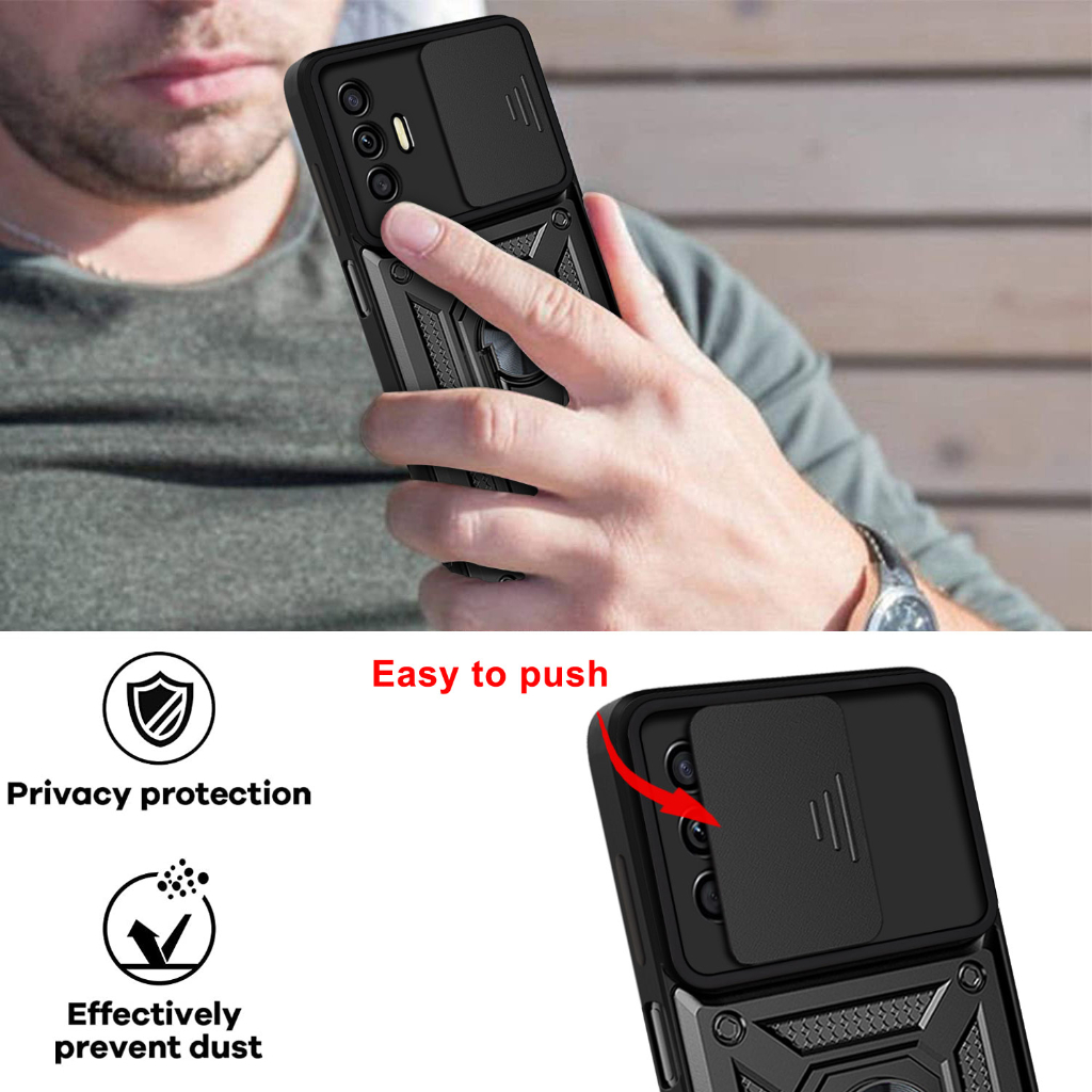 Trượt Ốp Điện Thoại Bảo Vệ camera Cho tecno pova neo 2 pova 3 4 5 pro