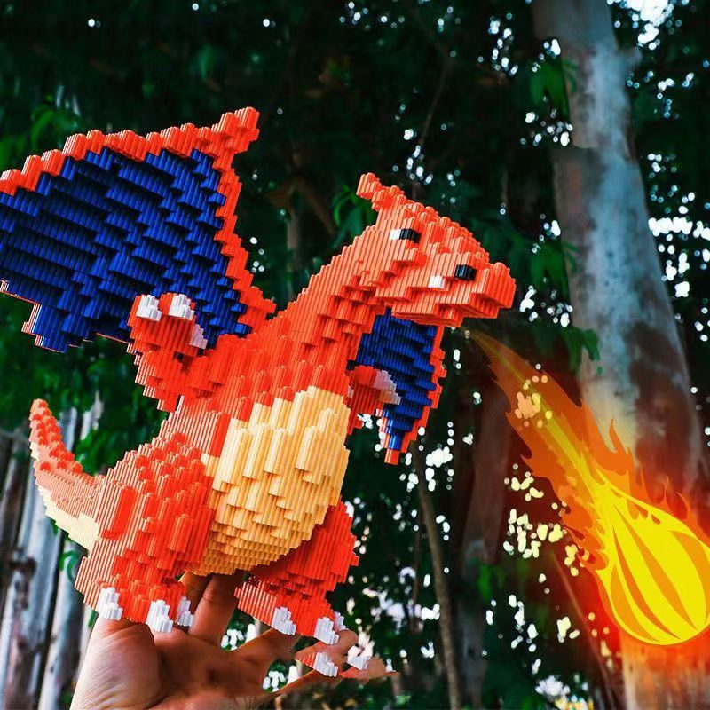 🔥Khối xây dựng Đồ chơi lắp ráp Pikachu nhân vật hoạt hình lớn 32CM gửi mô hình búa lắp ráp đồ chơi giáo dục Mô hình Lắp ráp Mô hình xếp hình  mô hình lắp ráp Pokemon  one piece  lắp ráp mô hình size lớn