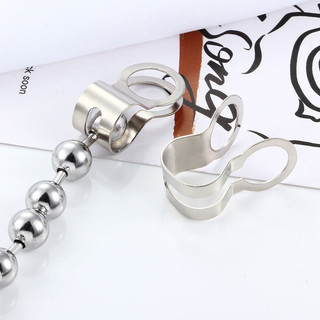Thép không gỉ Vòng Bóng Dây Xích Hạt Lớn Khóa Cho Trang Sức Làm Phụ Kiện DIY Vòng Cổ Vòng Tay Khóa Cung Cấp Bán Buôn