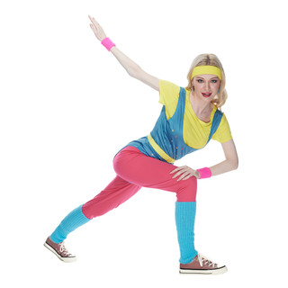 Bộ Đồ Hóa Trang Thể Thao 7 Món Phong Cách hip hop Những Năm 80s