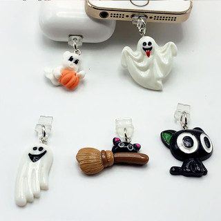 Mobile Nút Bịt Chống Bụi Cho Lỗ Cắm Điện Thoại Chủ Đề halloween
