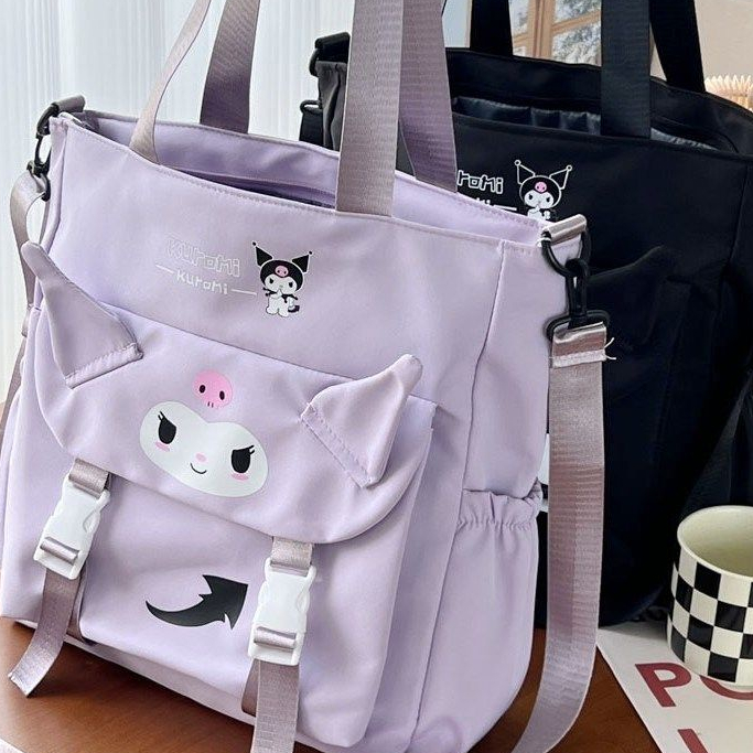 Phim hoạt hình Coolomi Túi đeo chéo một vai Túi tote một vai Túi dạy kèm lớp học Túi vải Túi tote vải Túi đeo chéo Túi vảiHoạt Hình Túi canvas Đeo Chéo In Hình coolomi one Piece Độc Đáo