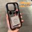 Ốp Điện Thoại Màu Xám Trong Suốt Có Vòng Đỡ Bảo Vệ lens u1 Cho iphone 15 12 13 14 15 pro max 11 Sm