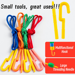 Bộ Đồ Chơi Hạt Xỏ Vòng Đeo Tay Hình Học Thủ Công diy Nhiều Màu Sắc Giáo Dục Sớm Cho Bé