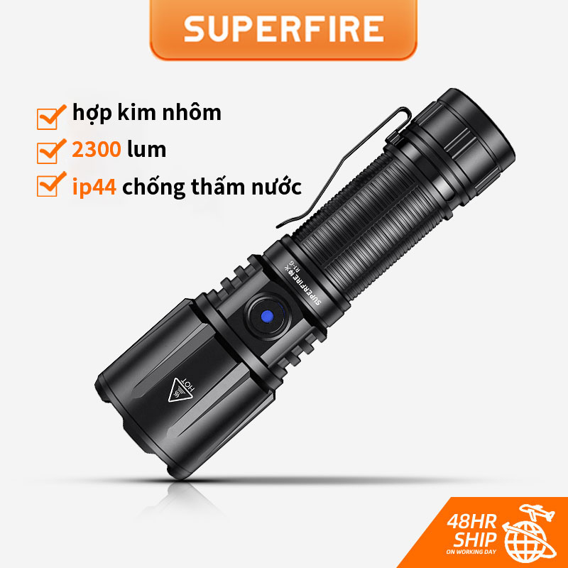 Đèn Pin Siêu Sáng SUPERFIRE R1-G 36w Công Suất Cao 26650 Có Chức Năng ...