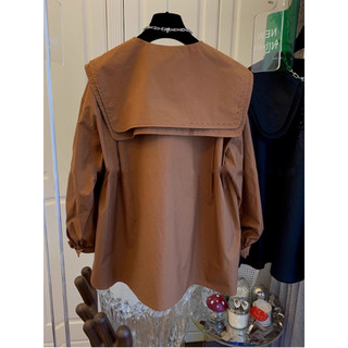 Áo Sơ Mi Tay Dài Dáng Rộng Phong Cách Hàn Quốc baju baju wanita Lenan panjang Hàng Mới Về Dành Cho Bạn Nữ