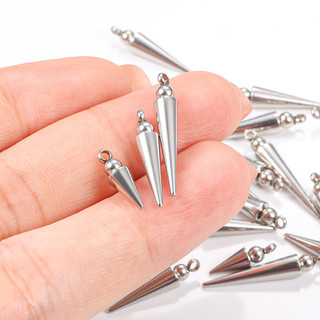 10 Chiếc Thép Không Gỉ Côn Mặt Dây Chuyền Kết Nối Quyến Rũ DIY Trang Sức Làm Phụ Kiện