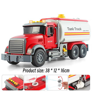 Mới Mô Hình Xe Cứu Hỏa Đồ Chơi Có Đèn Và Nhạc Cho Bé Trai