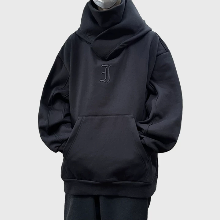 Mới Áo hoodie cotton Cổ Cao áo hoodie nữ Dáng Rộng áo hoodie nam Thời Trang retro Mỹ Chất Lượng Cao áo hoodie bigsize Nam Nữ – 4