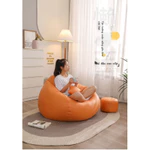 (Giao hàng trong ngày)Ghế lười màu đơn / đôi cho ban công/ phòng ngủ độc đáo ghế lười hạt xốp sofa mini sofa tối giản ghế hạt đậu hạt xốp lười — ảnh 4