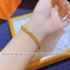 Lắc tay titan cao cấp không gỉ mạ vàng 24k thiết kế kiểu dáng bện vải thời trang cá tính dành cho nữ