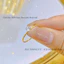 Nhẫn titan nữ không gỉ mạ vàng 18k mặt đá nhỏ lấp lánh xinh xắn thời trang trẻ trung thanh lịch