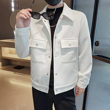Áo Khoác Dáng Ngắn Nam Phối Túi Thời Trang Xuân Thu 2026 Mới Cho simple áo khoác nam đẹp fashion áo bomber jackets Hàn Quốc áo khoác nam big size áo khoác bomber bóng chày áo khoác bomber nỉ fr