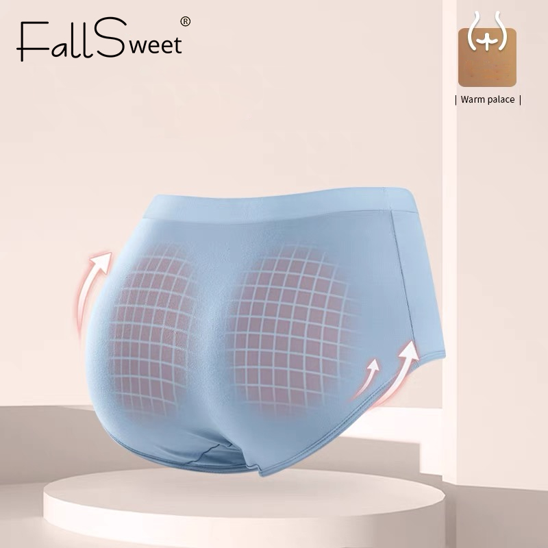 Ảnh Fallsweet 40-100kg Quần Lót cotton Lưng Cao size Lớn Dành Cho Nữ / size m-xxxl 3