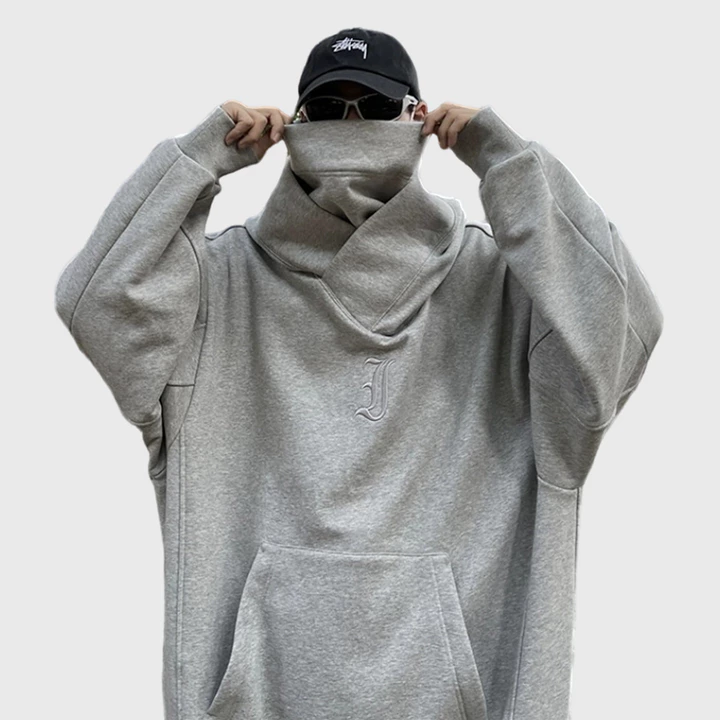 Mới Áo hoodie cotton Cổ Cao áo hoodie nữ Dáng Rộng áo hoodie nam Thời Trang retro Mỹ Chất Lượng Cao áo hoodie bigsize Nam Nữ – 6