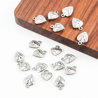 20 Chiếc Thép Không Gỉ Đuôi Đĩa Mặt Dây Chuyền Hình Trái Tim Hình Tròn Vòng Cổ Hình Bầu Dục Vòng Tay Nối Dài Dây Chuyền Mặt Dây Chuyền Cho DIY Trang Sức