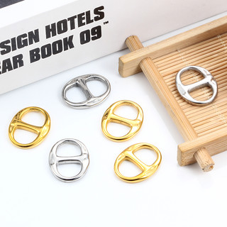 Mặt dây chuyền trang sức thời trang bằng thép không gỉ 18K đánh bóng kết nối khóa vòng tay Vòng cổ xương đòn Dây chuyền quyến rũ Bán buôn