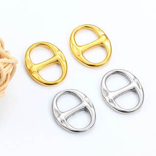 Mặt dây chuyền trang sức thời trang bằng thép không gỉ 18K đánh bóng kết nối khóa vòng tay Vòng cổ xương đòn Dây chuyền quyến rũ Bán buôn
