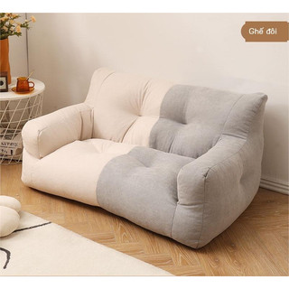 Ghế lười ZHENGHENG màu đơn / đôi cho ban công/ phòng ngủ độc đáo Vỏ ghế sofa lười thư giãn đọc sách
