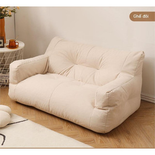 Ghế lười ZHENGHENG màu đơn / đôi cho ban công/ phòng ngủ độc đáo Vỏ ghế sofa lười thư giãn đọc sách
