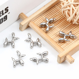 Thời Trang Stereo Dễ Thương Bóng Chó Mặt Dây Chuyền Sáng Tạo Hoạt Hình Thép Không Gỉ Vòng Cổ Quyến Rũ Vui Vẻ Cho Trang Sức Handmade Phụ Kiện