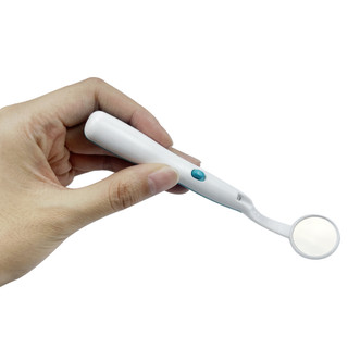 1 Gương Nha Khoa Có Đèn led Soi Răng Chống Sương Mù Chăm Sóc Răng Miệng Cong