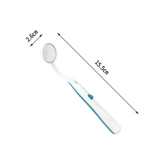 1 Gương Nha Khoa Có Đèn led Soi Răng Chống Sương Mù Chăm Sóc Răng Miệng Cong