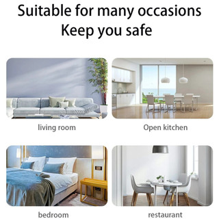 Xiaomi Smoke Sense Guard Máy dò khí khói Cảm biến Honeywell Báo động cháy Báo động âm thanh & trực quan của MIjia APP Điều khiển từ xa