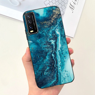 Ôp Điện Thoại Họa Tiết Đá Hoa Cương Chống Sốc Cho vivo y11s y12s y20 y20a y20i y20s g vivoy20 Ốp