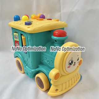 Đồ Chơi Xếp Hình Đoàn Tàu Có Nhạc / Bóng / Chuột Đa Năng Giáo Dục Sớm Cho Bé