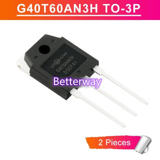 2 chiếc G40T60AN3H TO-3P G40T60 AN3H TO3P 40T60 40A / 600V IGBT Transistor IC mới trên