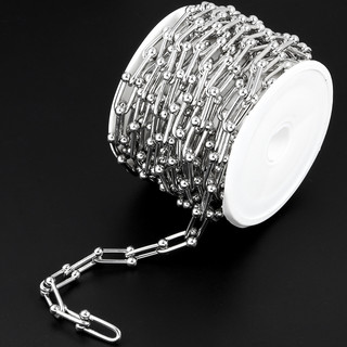 Thép không gỉ Chữ U Dây Xích Cho Trang Sức Làm Phụ Kiện DIY Vòng Cổ Vòng Tay Thiết Kế Mới Móng Ngựa Quyến Rũ Đồ Dùng Thủ Công