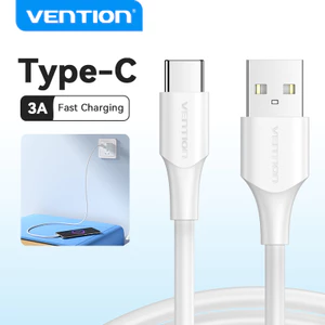 Dây cáp sạc nhanh Vention USB type C 3A thích hợp cho Xiaomi/ Samsung/ OPPO Và Apple/ Huawei Tablet