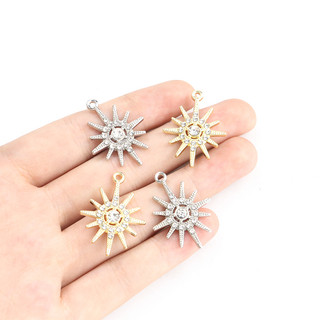 Set 10 Mặt Vòng cổ Hình Ngôi Sao Đính Đá Lấp Lánh