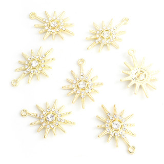 Set 10 Mặt Vòng cổ Hình Ngôi Sao Đính Đá Lấp Lánh