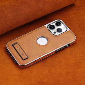 Mới Bao Da Điện Thoại Cao Cấp Có Giá Đỡ Và Ngăn Đựng Thẻ Cho iphone 15 14 13 12 pro max 15Promax Ốp