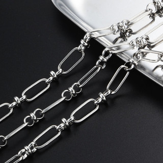 Thép không gỉ 8 chữ Dây Xích Dành Cho Nam Nữ Trang Sức Làm Vòng Tay Handmade Punk Dây Chuyền DIY Trang Sức Thủ Công Dây Xích Bán Buôn