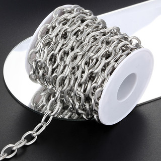 Chiều rộng 8.6mm Thép không gỉ Dây Xích Xoắn Cho Trang Sức Làm Phụ Kiện Hình Bầu Dục Cáp Liên Kết Vòng Cổ DIY Charm Vòng Tay Vàng Đồ Dùng Thủ Công