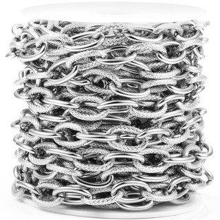 Chiều rộng 8.6mm Thép không gỉ Dây Xích Xoắn Cho Trang Sức Làm Phụ Kiện Hình Bầu Dục Cáp Liên Kết Vòng Cổ DIY Charm Vòng Tay Vàng Đồ Dùng Thủ Công