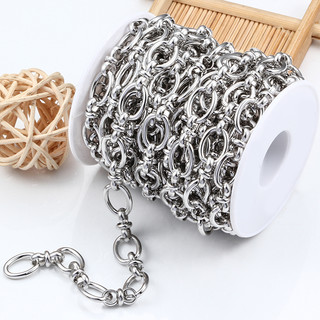 Dây Xích Inox Để Trang Sức Làm Phụ Kiện Cáp Hình Bầu Dục Vòng Cổ Mặt Dây Chuyền Quyến Rũ DIY Handmade Punk Vòng Tay Bán Buôn