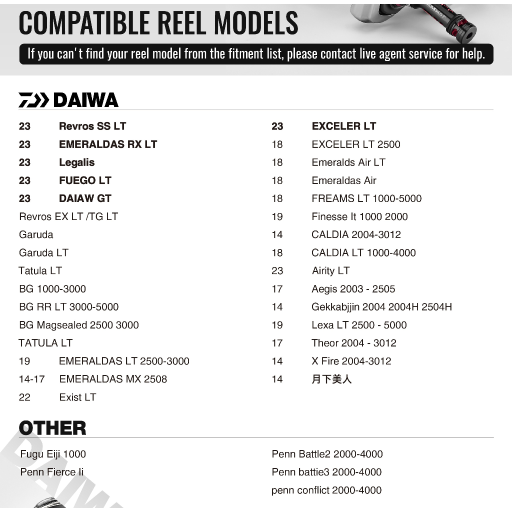 Ảnh Giá đỡ máy câu GOMEXUS R2 42mm thích hợp cho BG Finesse LT Daiwa Peen Battle Conflict Spinning 2