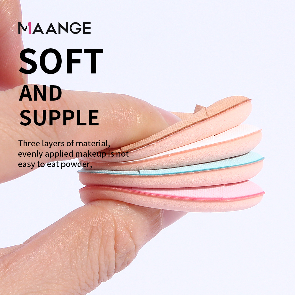 Set 5 mút tán kem nền MAANGE che khuyết điểm bằng ngón tay mini 51561