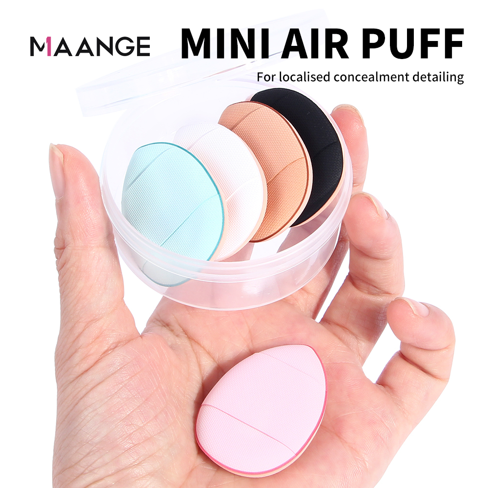 Ảnh Set 5 mút tán kem nền MAANGE che khuyết điểm bằng ngón tay mini 51561 2