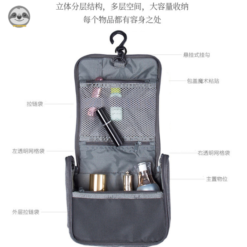 Túi Đựng Mỹ Phẩm / Đồ Vệ Sinh Cá Nhân Mang Đi Du Lịch Phong Cách muji Nhật Bản 24h