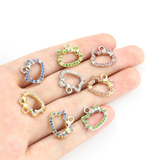 Bộ 20 Mặt Vòng cổ Hợp Kim Hình Mèo Đeo Nơ Đáng Yêu Thời Trang diy